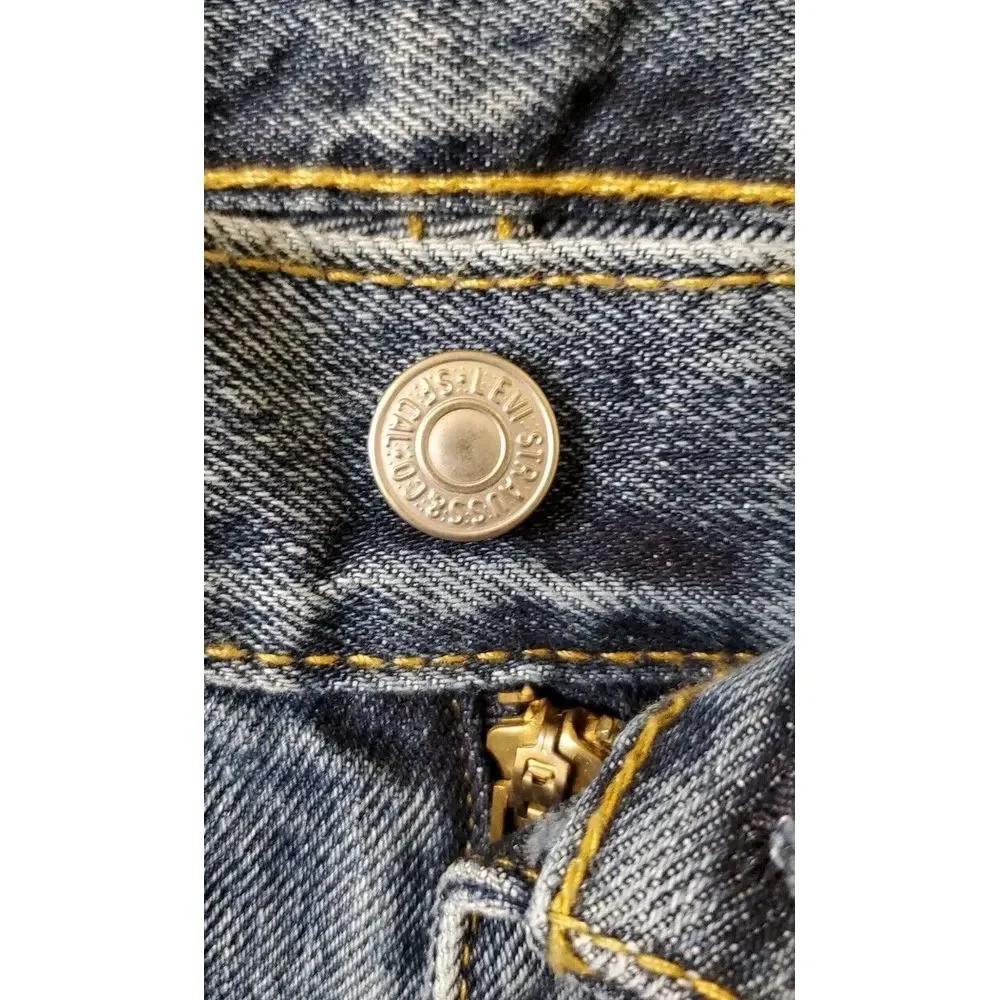 Levi's 505 Mens‎ Straight Fit Stonewash Blue Denim Jeans 38x32